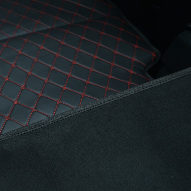 Universal Diamond Car Bed - Non-Inflatable Black and Red Stitching Luxury Leather Diamond Car Bed Mattress Stores Universal Diamond Car Bed - Non-Inflatable Black and Red Stitching Luxury Leather Diamond Car Bed Mattress Stores