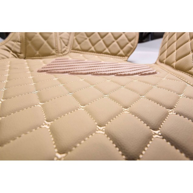Beige Luxury Leather Diamond Car Floor Mats Stores Beige Luxury Leather Diamond Car Floor Mats Stores