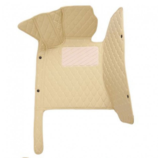 Beige Luxury Leather Diamond Car Floor Mats Stores Beige Luxury Leather Diamond Car Floor Mats Stores