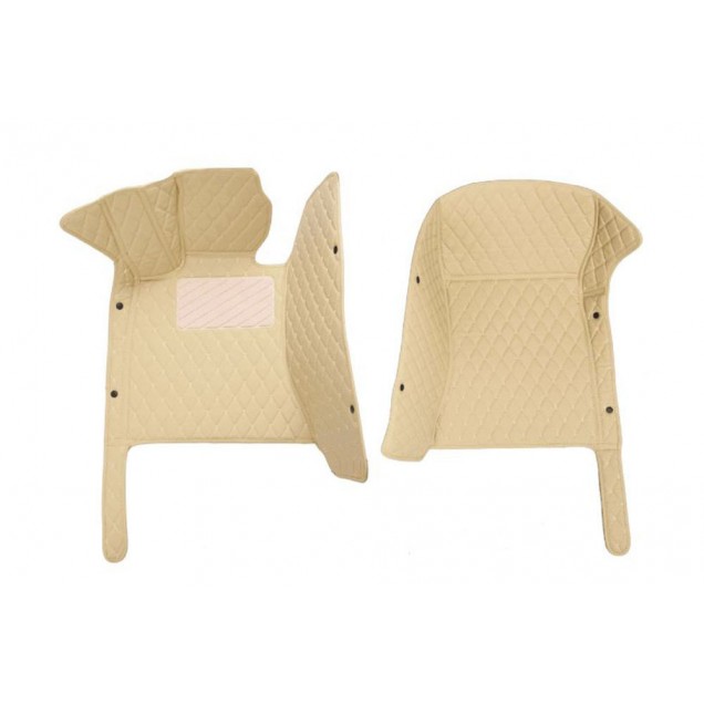 Beige Luxury Leather Diamond Car Floor Mats Stores Beige Luxury Leather Diamond Car Floor Mats Stores