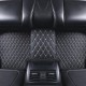 Black and Beige Stitching Luxury Leather Diamond Car Floor Mats Stores Black and Beige Stitching Luxury Leather Diamond Car Floor Mats Stores