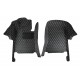 Black and Beige Stitching Luxury Leather Diamond Car Floor Mats Stores Black and Beige Stitching Luxury Leather Diamond Car Floor Mats Stores