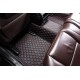 Black and Red Stitching Luxury Leather Diamond Car Floor Mats Stores Black and Red Stitching Luxury Leather Diamond Car Floor Mats Stores