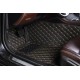 Black and Yellow Stitching Luxury Leather Diamond Car Floor Mats Stores Black and Yellow Stitching Luxury Leather Diamond Car Floor Mats Stores
