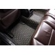 Black and Yellow Stitching Luxury Leather Diamond Car Floor Mats Stores Black and Yellow Stitching Luxury Leather Diamond Car Floor Mats Stores