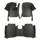 Black and Yellow Stitching Luxury Leather Diamond Car Floor Mats Stores Black and Yellow Stitching Luxury Leather Diamond Car Floor Mats Stores