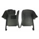 Black and Yellow Stitching Luxury Leather Diamond Car Floor Mats Stores Black and Yellow Stitching Luxury Leather Diamond Car Floor Mats Stores