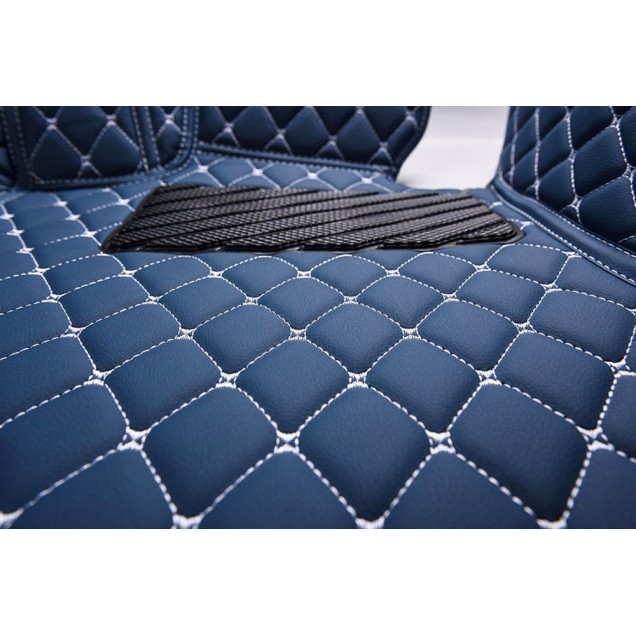 Blue Luxury Leather Diamond Car Floor Mats Stores Blue Luxury Leather Diamond Car Floor Mats Stores