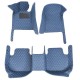 Blue Luxury Leather Diamond Car Floor Mats Stores Blue Luxury Leather Diamond Car Floor Mats Stores