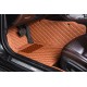 Brown Luxury Leather Diamond Car Floor Mats Stores Brown Luxury Leather Diamond Car Floor Mats Stores