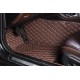Dark Brown Luxury Leather Diamond Car Floor Mats Stores Dark Brown Luxury Leather Diamond Car Floor Mats Stores