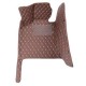 Dark Brown Luxury Leather Diamond Car Floor Mats Stores Dark Brown Luxury Leather Diamond Car Floor Mats Stores