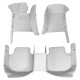 Grey Luxury Leather Diamond Car Floor Mats Stores Grey Luxury Leather Diamond Car Floor Mats Stores