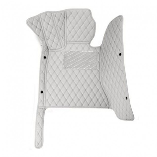 Grey Luxury Leather Diamond Car Floor Mats Stores Grey Luxury Leather Diamond Car Floor Mats Stores