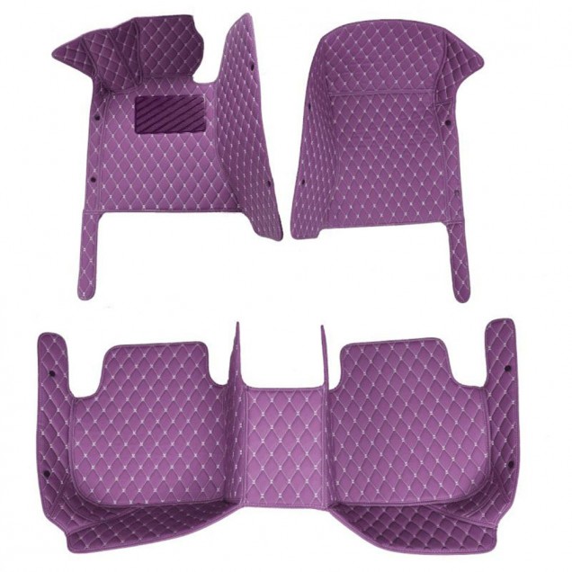 Purple Luxury Leather Diamond Car Floor Mats Stores Purple Luxury Leather Diamond Car Floor Mats Stores