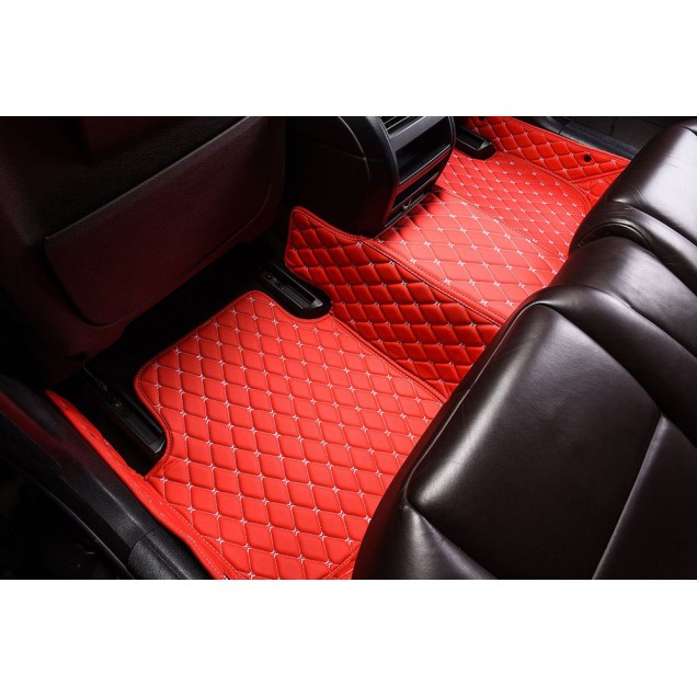 Red Luxury Leather Diamond Car Floor Mats Stores Red Luxury Leather Diamond Car Floor Mats Stores