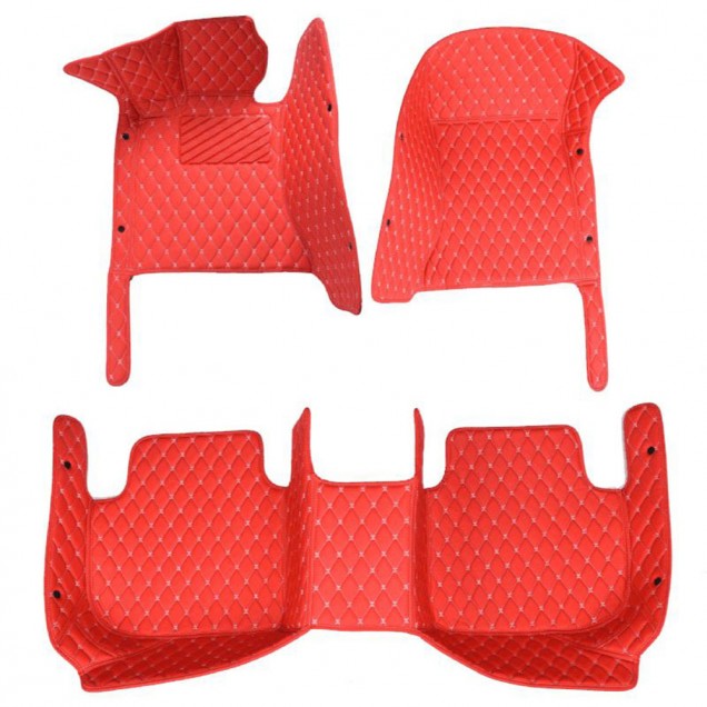 Red Luxury Leather Diamond Car Floor Mats Stores Red Luxury Leather Diamond Car Floor Mats Stores