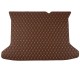 Dark Brown Luxury Leather Diamond Trunk Base Mats Stores Dark Brown Luxury Leather Diamond Trunk Base Mats Stores