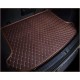 Dark Brown Luxury Leather Diamond Trunk Base Mats Stores Dark Brown Luxury Leather Diamond Trunk Base Mats Stores
