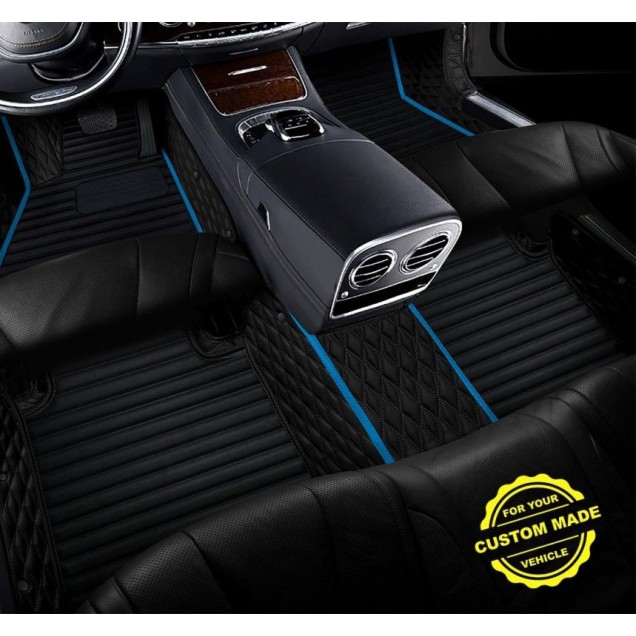 Light Blue Hybrid Line Series Premium Car Mats Stores Light Blue Hybrid Line Series Premium Car Mats Stores