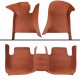 Brown Luxury Leather Stripe Car Floor Mats Stores Brown Luxury Leather Stripe Car Floor Mats Stores